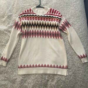 Ann Taylor Loft holiday pullover sweater size M